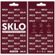 Захисне скло SKLO 3D (full glue) для TECNO Spark 6 Go Чорний - фото