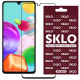 Защитное стекло SKLO 3D (full glue) для Xiaomi Poco X5 5G / Redmi Note 12 4G/5G Черный - фото