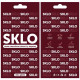 Захисне скло SKLO 3D (full glue) для Oppo Reno 8 Pro Чорний - фото