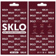 Защитное стекло SKLO 3D (full glue) для Oppo Reno 8 5G Черный - фото