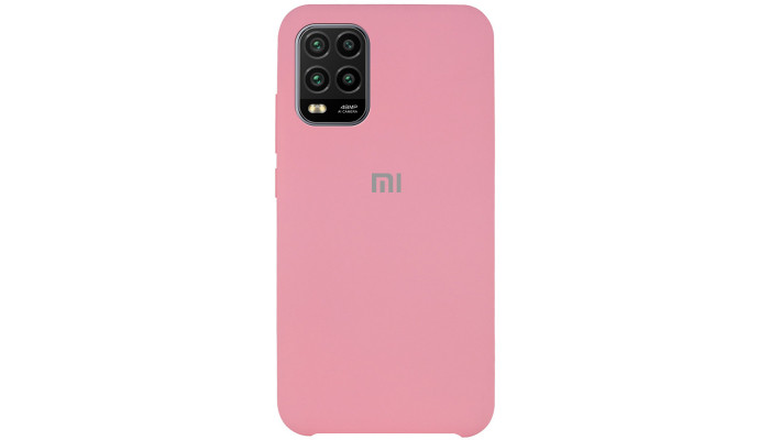 Чохол Silicone Cover (AAA) для Xiaomi Mi 10 Lite Рожевий / Light pink - фото