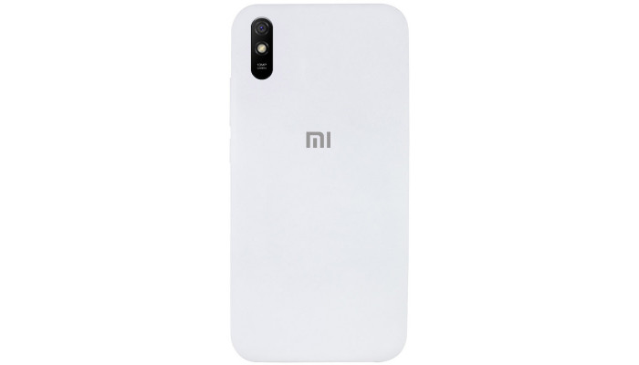 Чохол Silicone Cover Full Protective (AA) для Xiaomi Redmi 9A Білий / White - фото