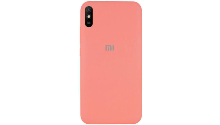 Чохол Silicone Cover Full Protective (AA) для Xiaomi Redmi 9A Рожевий / Peach - фото