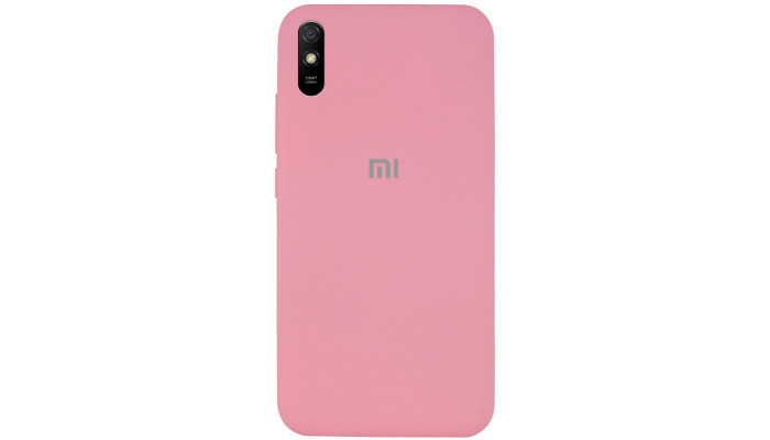 Чохол Silicone Cover Full Protective (AA) для Xiaomi Redmi 9A Рожевий / Pink - фото