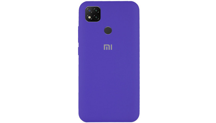 Чохол Silicone Cover Full Protective (AA) для Xiaomi Redmi 9C Фіолетовий / Purple - фото