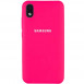 Чохол Silicone Cover Full Protective (AA) для Samsung Galaxy M01 Core / A01 Core Рожевий / Barbie pink