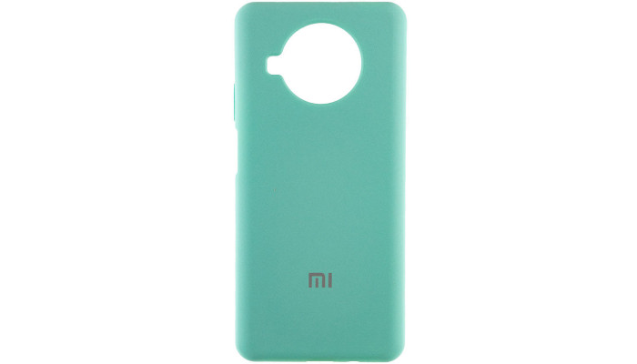 Чохол Silicone Cover Full Protective (AA) для Xiaomi Mi 10T Lite / Redmi Note 9 Pro 5G Бірюзовий / Ice Blue - фото