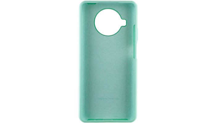 Чохол Silicone Cover Full Protective (AA) для Xiaomi Mi 10T Lite / Redmi Note 9 Pro 5G Бірюзовий / Ice Blue - фото