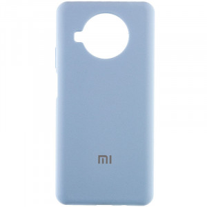 Чехол Silicone Cover Full Protective (AA) для Xiaomi Mi 10T Lite / Redmi Note 9 Pro 5G Голубой / Lilac Blue