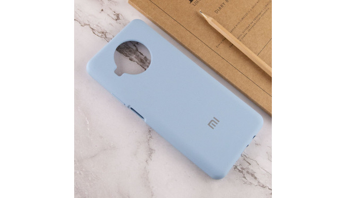 Чохол Silicone Cover Full Protective (AA) для Xiaomi Mi 10T Lite / Redmi Note 9 Pro 5G Блакитний / Lilac Blue - фото