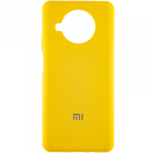 Чехол Silicone Cover Full Protective (AA) для Xiaomi Mi 10T Lite / Redmi Note 9 Pro 5G Желтый / Yellow