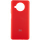 Чехол Silicone Cover Full Protective (AA) для Xiaomi Mi 10T Lite / Redmi Note 9 Pro 5G Красный / Red - фото