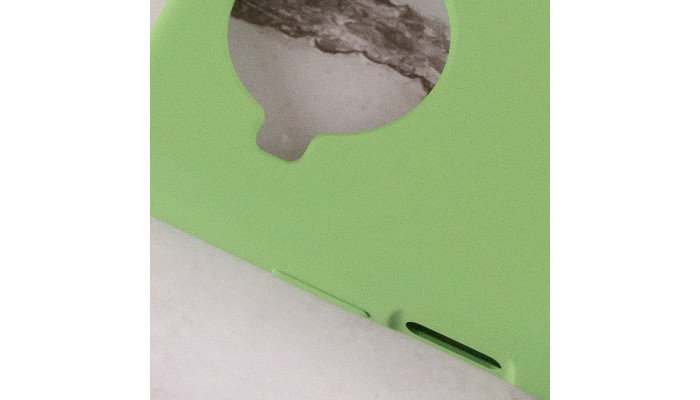 Чехол Silicone Cover Full Protective (AA) для Xiaomi Mi 10T Lite / Redmi Note 9 Pro 5G Мятный / Mint - фото
