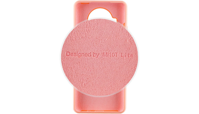 Чехол Silicone Cover Full Protective (AA) для Xiaomi Mi 10T Lite / Redmi Note 9 Pro 5G Розовый / Pudra - фото