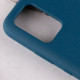 Чехол Silicone Cover Full Protective (AA) для Samsung Galaxy A02s Синий / Cosmos Blue - фото