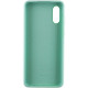 Чохол Silicone Cover Full Protective (AA) для Samsung Galaxy A02 Бірюзовий / Ice Blue - фото