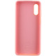 Чехол Silicone Cover Full Protective (AA) для Samsung Galaxy A02 Розовый / Pink - фото