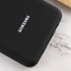 Чохол Silicone Cover Full Protective (AA) для Samsung Galaxy A02 Чорний / Black - фото