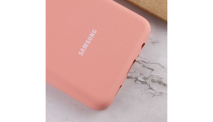 Чохол Silicone Cover Full Protective (AA) для Samsung Galaxy A02 Рожевий / Pudra - фото