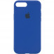 Чохол Silicone Case Full Protective (AA) для Apple iPhone 7 plus / 8 plus (5.5") Синій / Royal blue