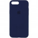 Чохол Silicone Case Full Protective (AA) для Apple iPhone 7 plus / 8 plus (5.5") Синій / Deep navy