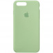 Чохол Silicone Case Full Protective (AA) для Apple iPhone 7 plus / 8 plus (5.5") Зелений / Pistachio