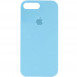 Чехол Silicone Case Full Protective (AA) для Apple iPhone 7 plus / 8 plus (5.5") Бирюзовый / Swimming pool