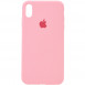 Чехол Silicone Case Full Protective (AA) для Apple iPhone X (5.8") / XS (5.8") Розовый / Pink