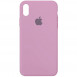 Чехол Silicone Case Full Protective (AA) для Apple iPhone X (5.8") / XS (5.8") Лиловый / Lilac Pride