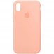 Чехол Silicone Case Full Protective (AA) для Apple iPhone X (5.8") / XS (5.8") Оранжевый / Grapefruit