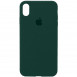 Чохол Silicone Case Full Protective (AA) для Apple iPhone XR (6.1") Зелений / Forest green