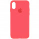 Чохол Silicone Case Full Protective (AA) для Apple iPhone XR (6.1") Кавуновий / Watermelon red