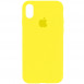 Чохол Silicone Case Full Protective (AA) для Apple iPhone XR (6.1") Жовтий / Neon Yellow