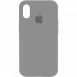 Чехол Silicone Case Full Protective (AA) для Apple iPhone XR (6.1") Серый / Pewter