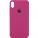 Чехол Silicone Case Full Protective (AA) для Apple iPhone XS Max (6.5") Бордовый / Maroon