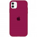 Чохол Silicone Case Full Protective (AA) для Apple iPhone 11 (6.1") Бордовий / Maroon
