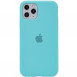 Чехол Silicone Case Full Protective (AA) для Apple iPhone 11 Pro Max (6.5") Бирюзовый / Marine Green