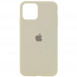 Чехол Silicone Case Full Protective (AA) для Apple iPhone 11 Pro Max (6.5") Бежевый / Antigue White