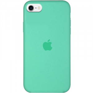 Чехол Silicone Case Full Protective (AA) для Apple iPhone SE (2020) Зеленый / Spearmint