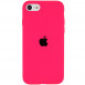 Чохол Silicone Case Full Protective (AA) для Apple iPhone SE (2020) Рожевий / Barbie pink