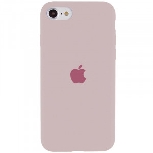 Чехол Silicone Case Full Protective (AA) для Apple iPhone SE (2020) Серый / Lavender