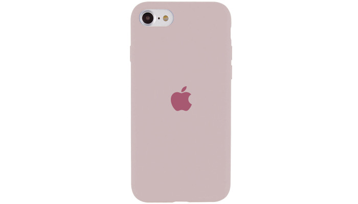 Чохол Silicone Case Full Protective (AA) для Apple iPhone SE (2020) Сірий / Lavender - фото