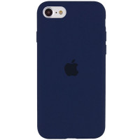 Чохол Silicone Case Full Protective (AA) для Apple iPhone SE (2020) Темний Синій / Midnight Blue