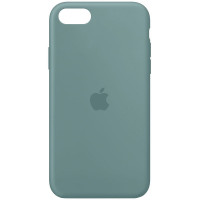 Чохол Silicone Case Full Protective (AA) для Apple iPhone SE (2020) Зелений / Cactus