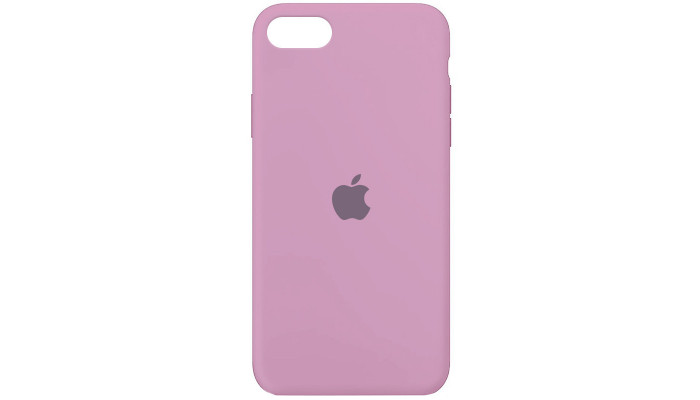 Чехол Silicone Case Full Protective (AA) для Apple iPhone SE (2020) Лиловый / Lilac Pride - фото