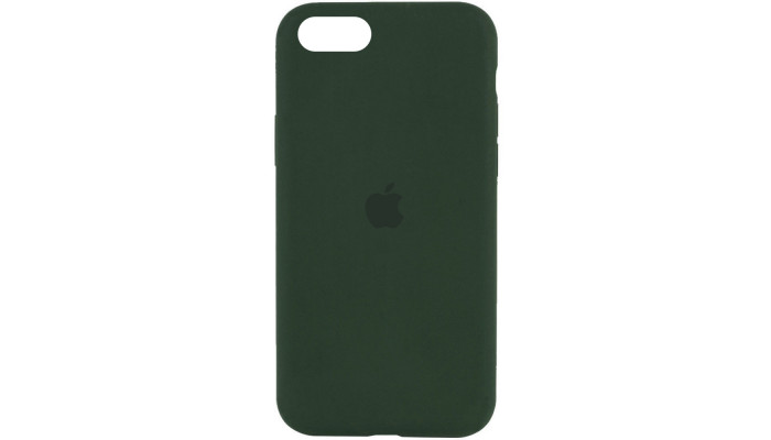 Чохол Silicone Case Full Protective (AA) для Apple iPhone SE (2020) Зелений / Cyprus Green - фото