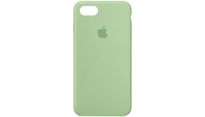 Чохол Silicone Case Full Protective (AA) для Apple iPhone SE (2020) Зелений / Pistachio - фото