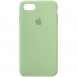 Чохол Silicone Case Full Protective (AA) для Apple iPhone SE (2020) Зелений / Pistachio