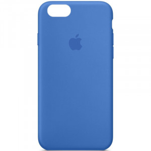 Чехол Silicone Case Full Protective (AA) для Apple iPhone SE (2020) Синий / Capri Blue