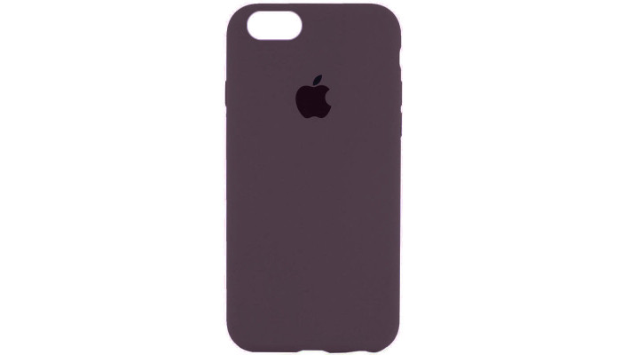 Чехол Silicone Case Full Protective (AA) для Apple iPhone SE (2020) Фиолетовый / Elderberry - фото